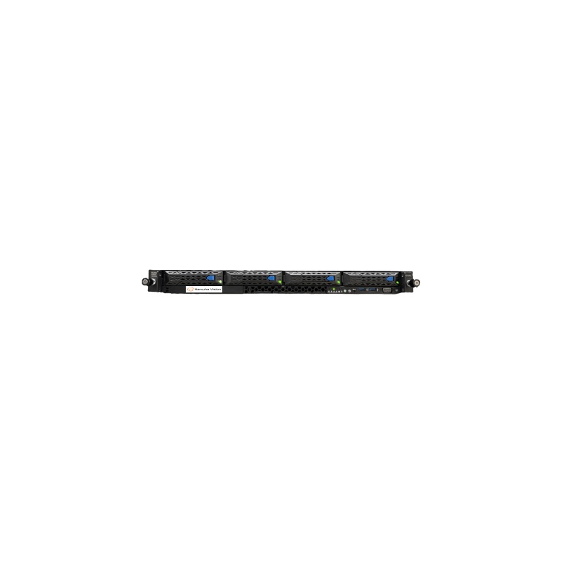 NVR Wisenet WAVE basada en Windows / Montable en Rack 1U / Incluye 1 licencia WAVE-PRO-04 / 470 Mbps throughput / Incluye 16 TB para almacenamiento